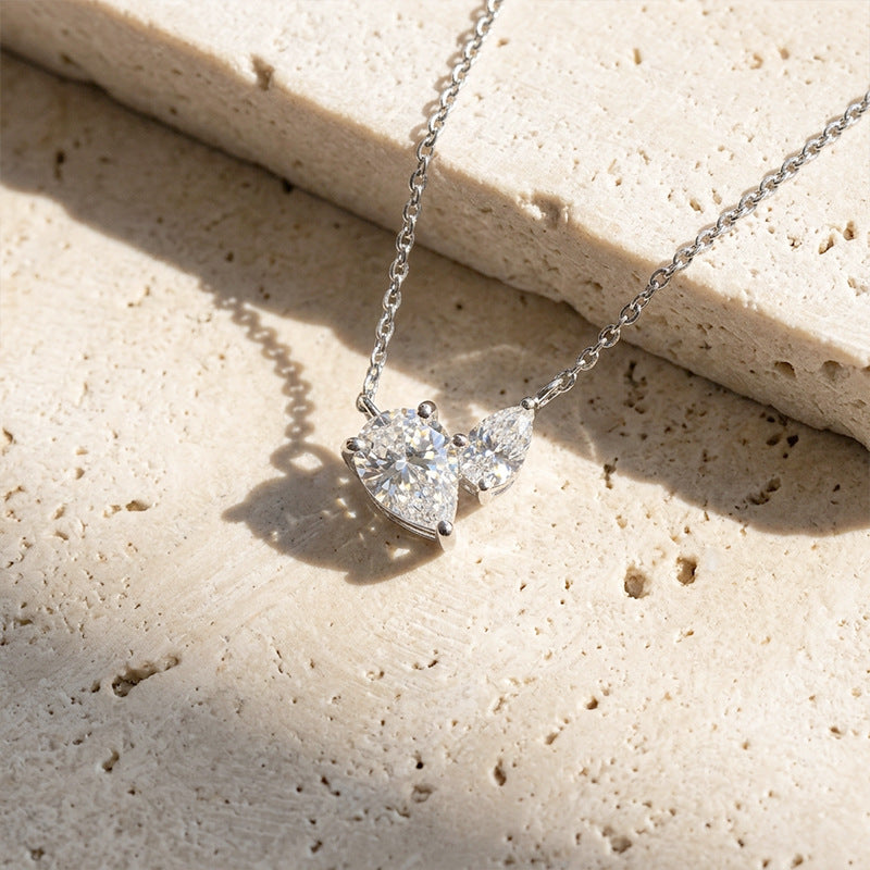 Couple Moissanite Necklace