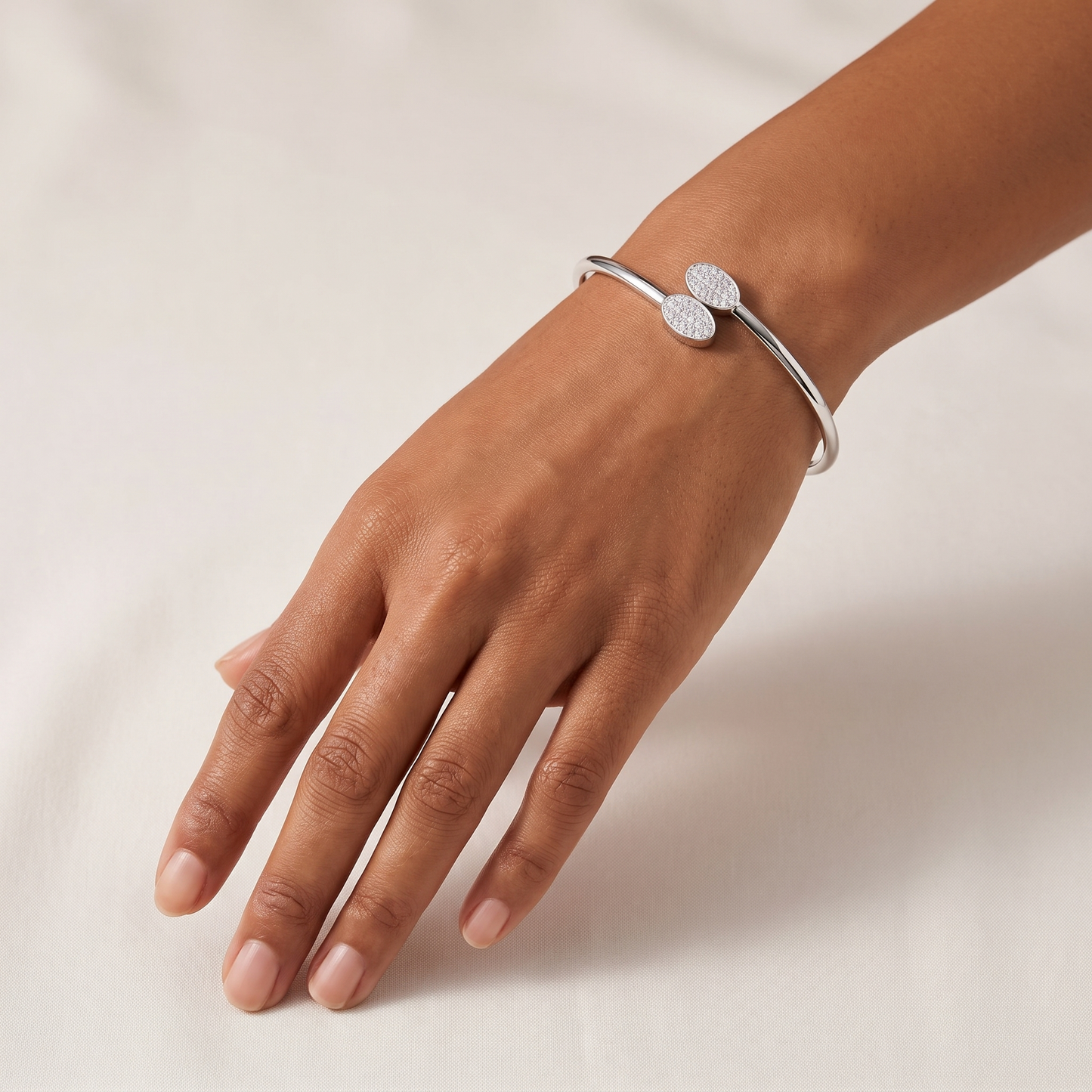Bypass Moissanite Bracelet