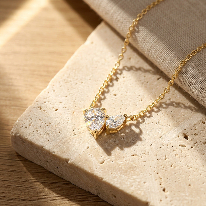 Couple Moissanite Necklace