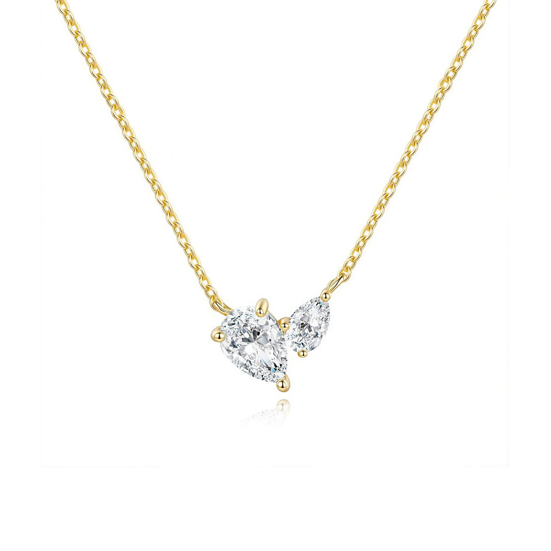 Couple Moissanite Necklace