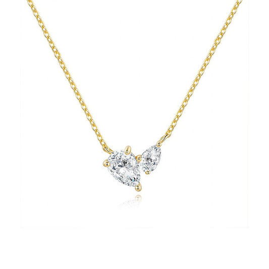 Couple Moissanite Necklace