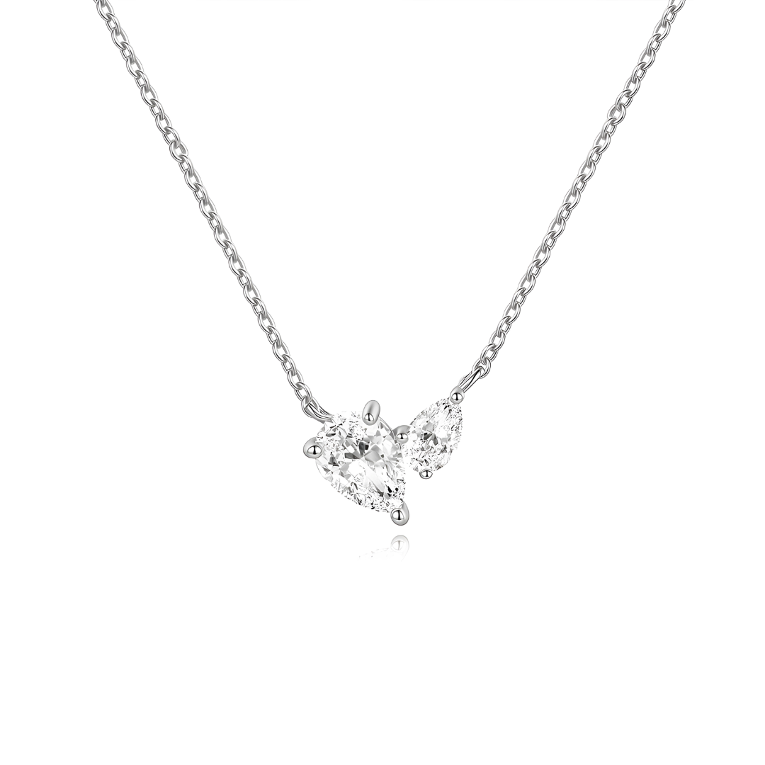 Couple Moissanite Necklace