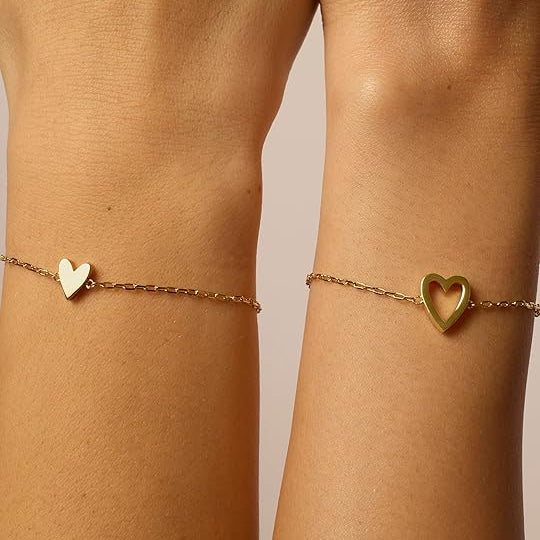 Matching Hearts Bracelet