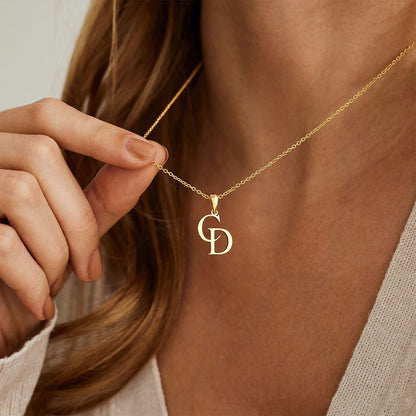 Double Letter Necklace