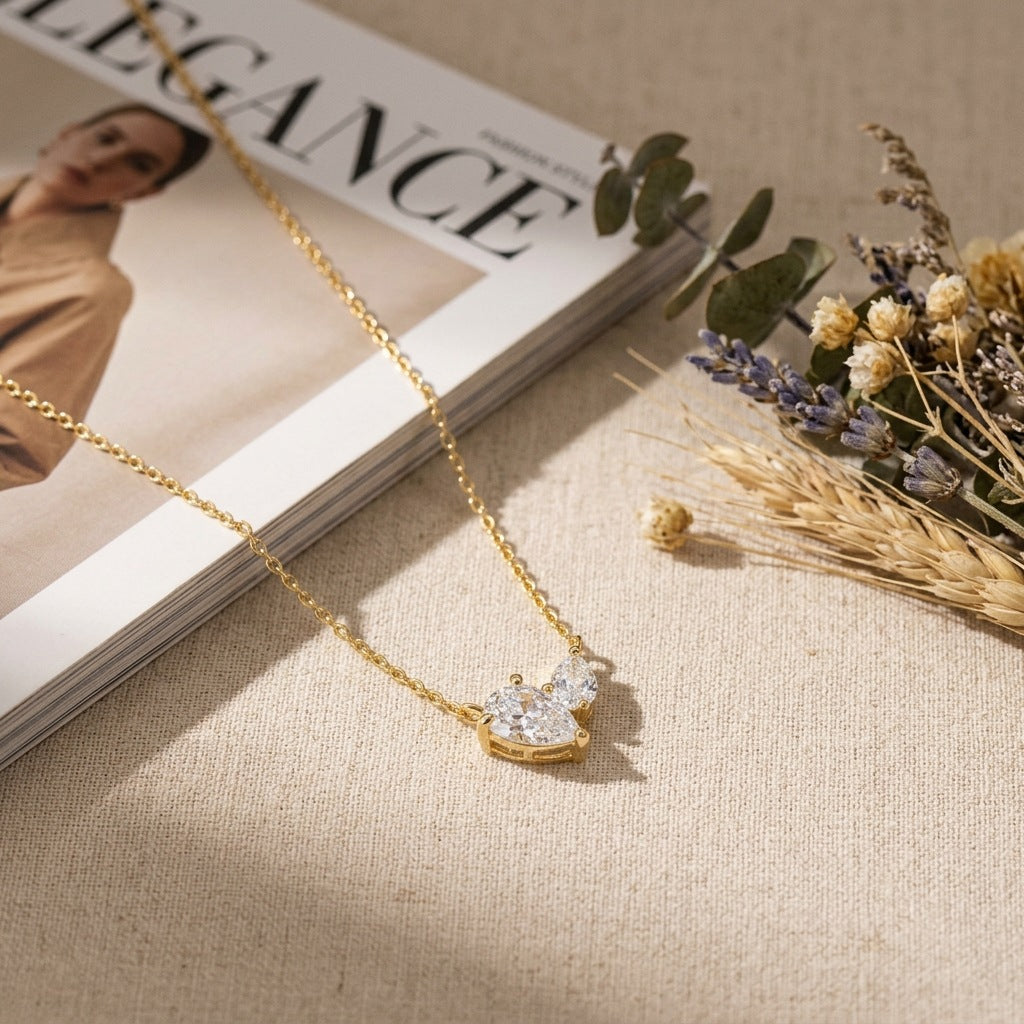 Couple Moissanite Necklace