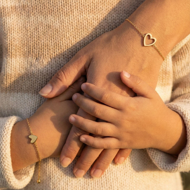 Matching Hearts Bracelet
