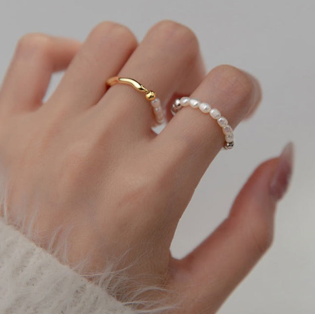 Elegant Pearls Ring