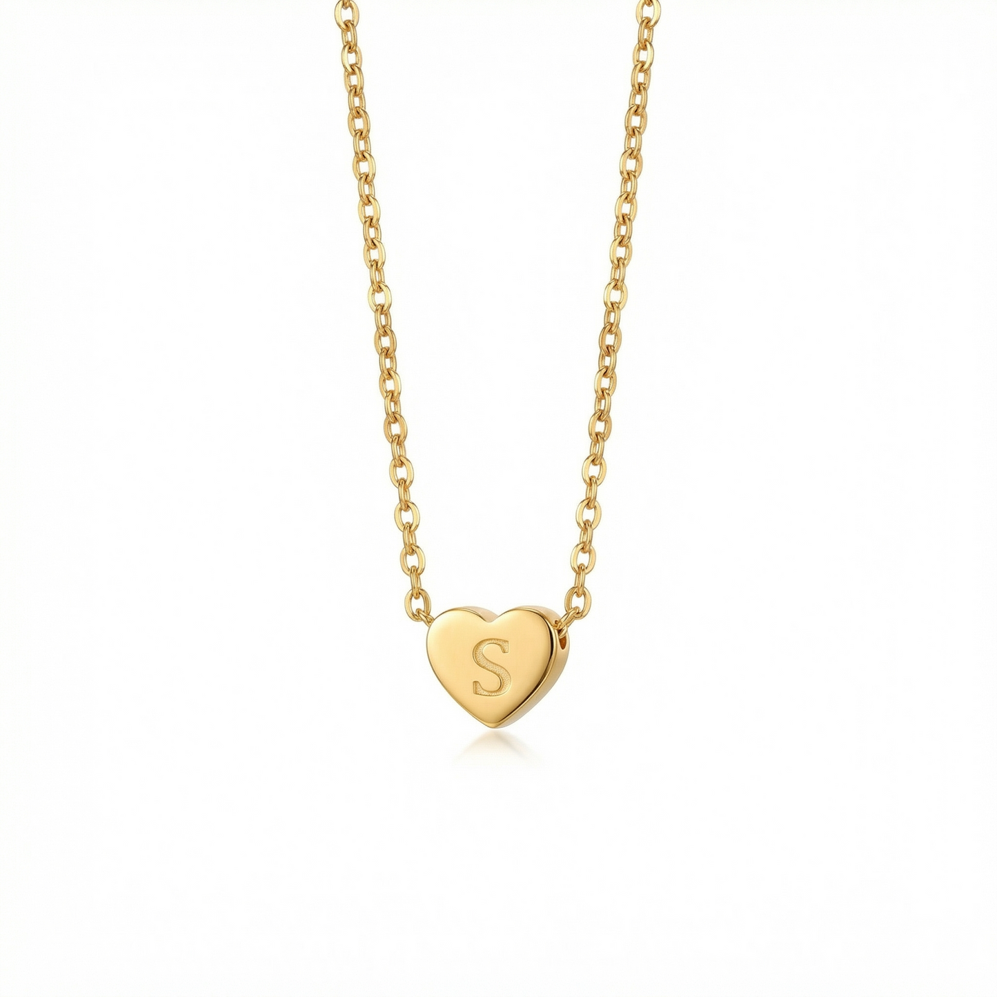 Initial Heart Necklace