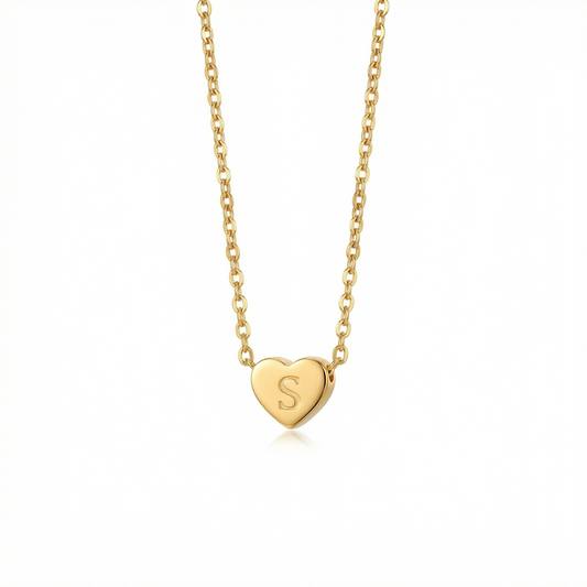 Initial Heart Necklace
