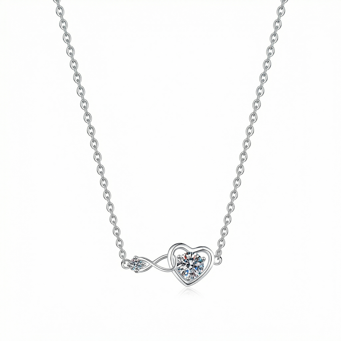 Infinity Moissanite Necklace