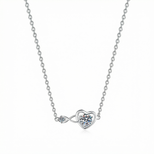 Infinity Moissanite Necklace