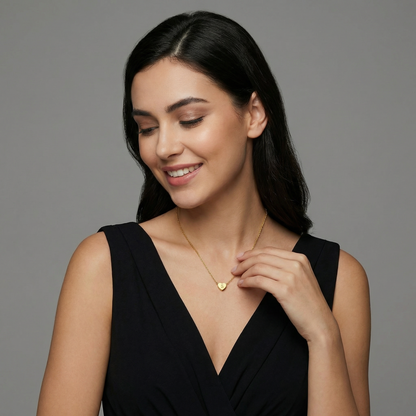 Initial Heart Necklace