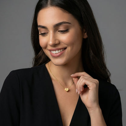 Initial Heart Necklace