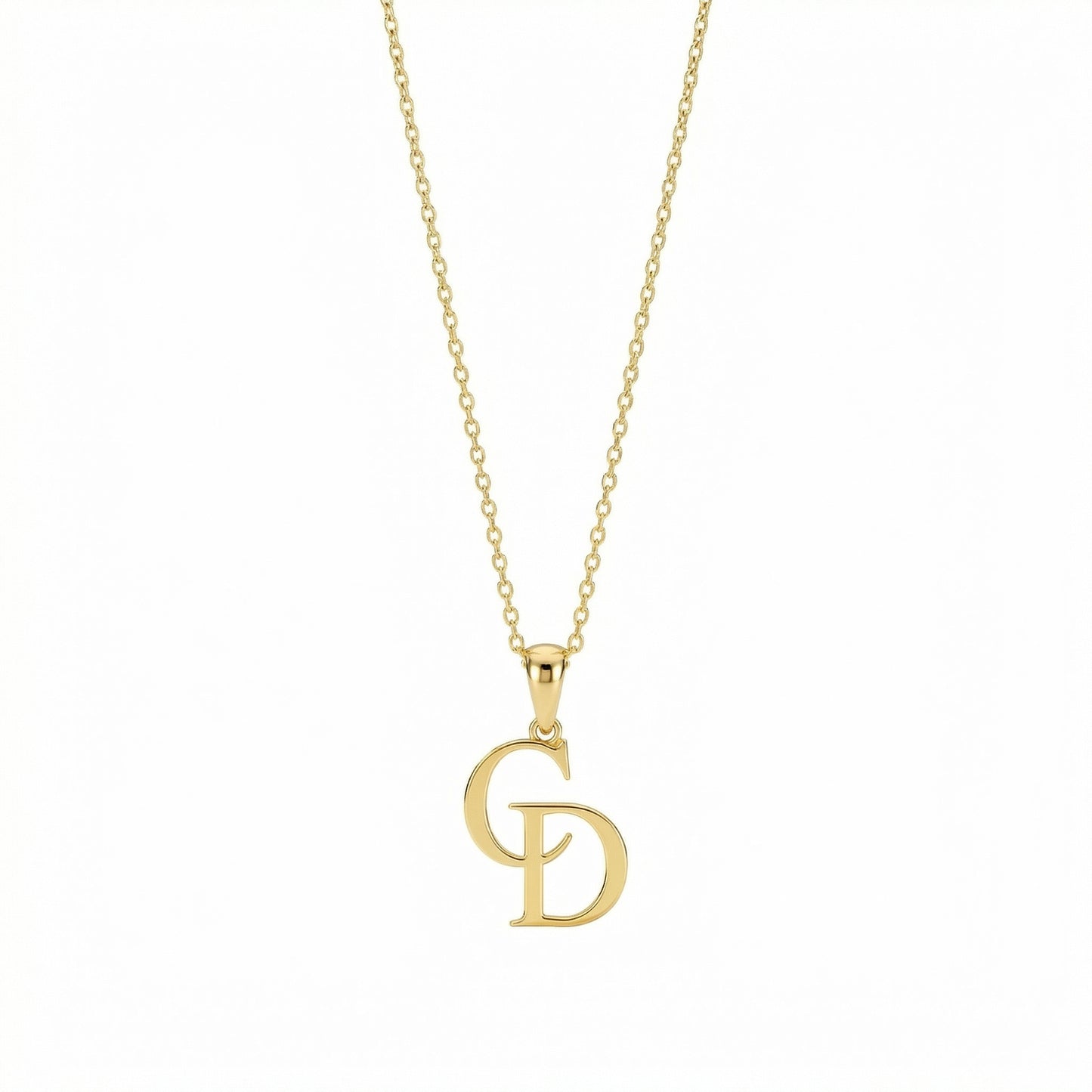 Double Letter Necklace