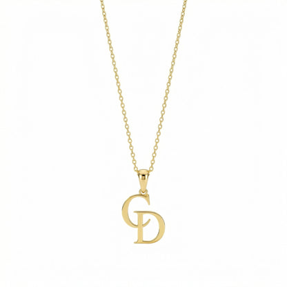 Double Letter Necklace