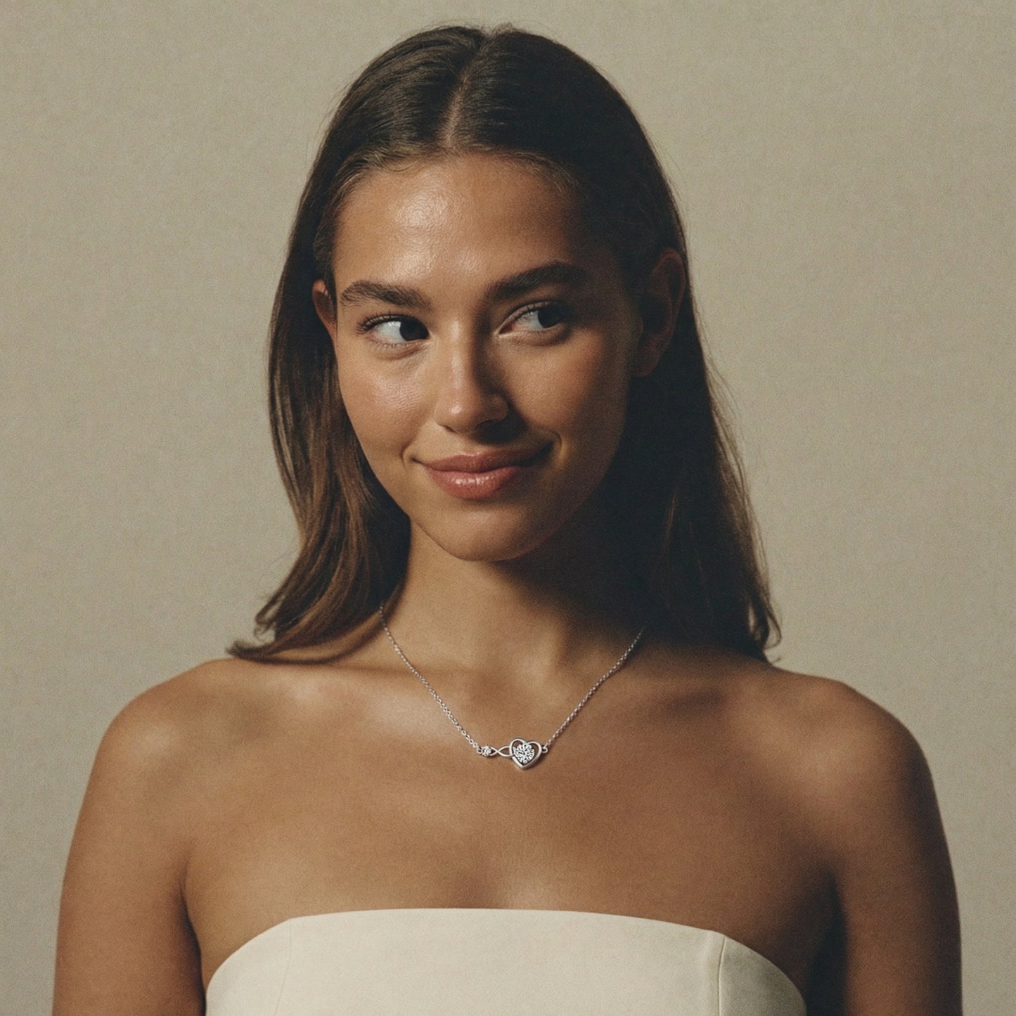 Infinity Moissanite Necklace