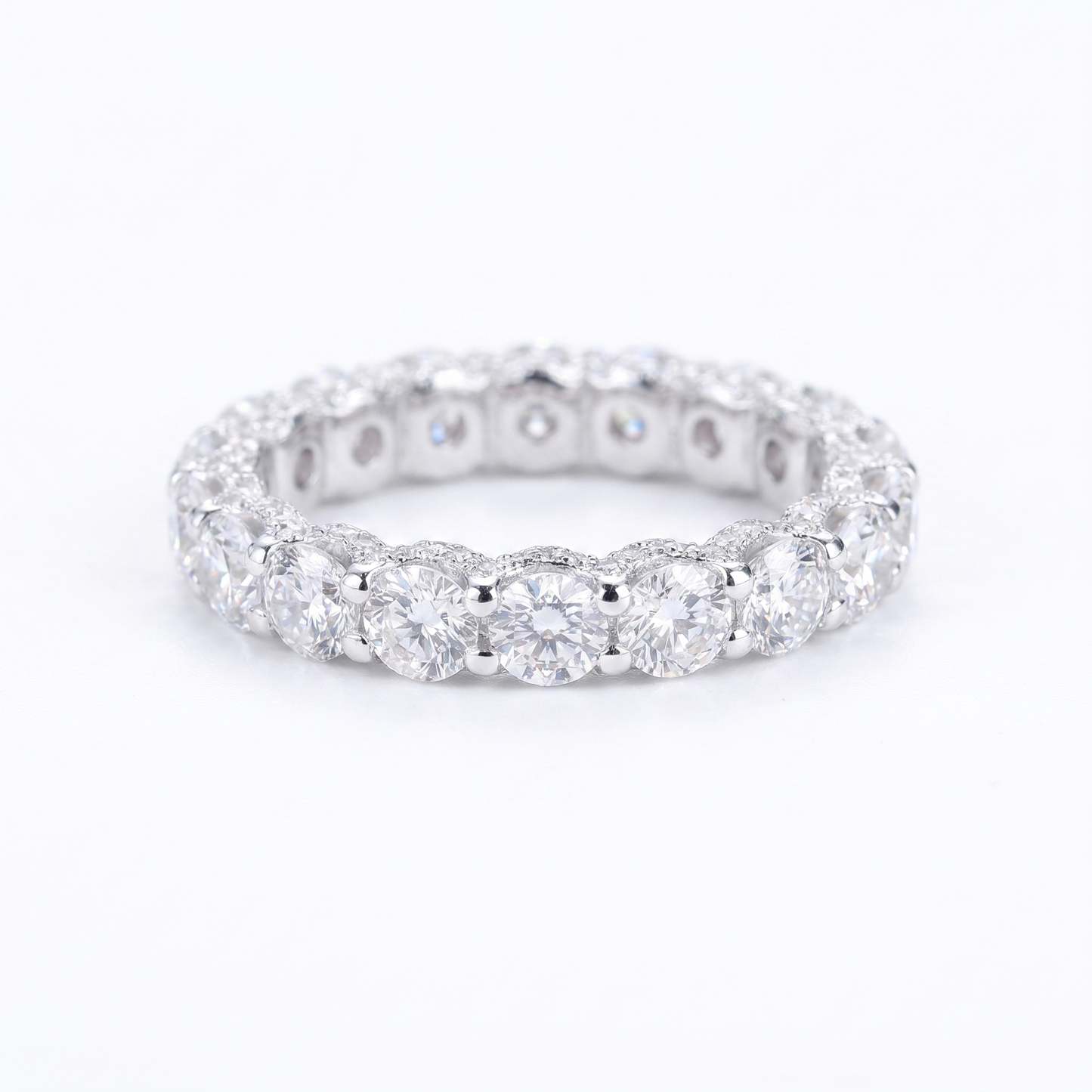 Crown Moissanite Ring