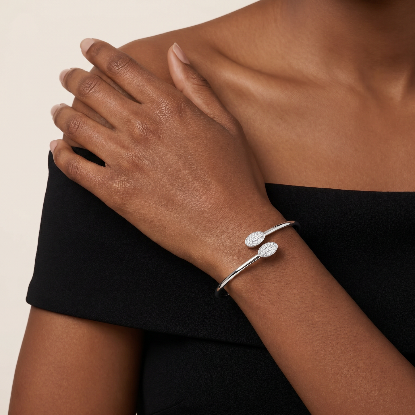 Bypass Moissanite Bracelet