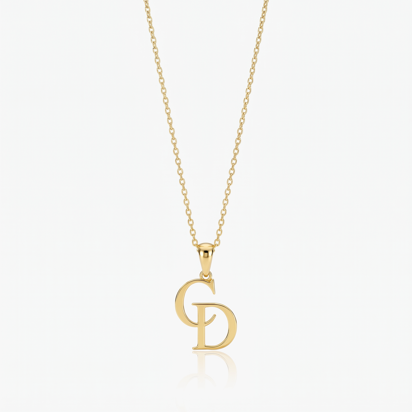 Double Letter Necklace